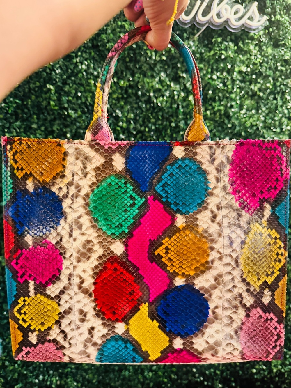 The Adele Handbag Python